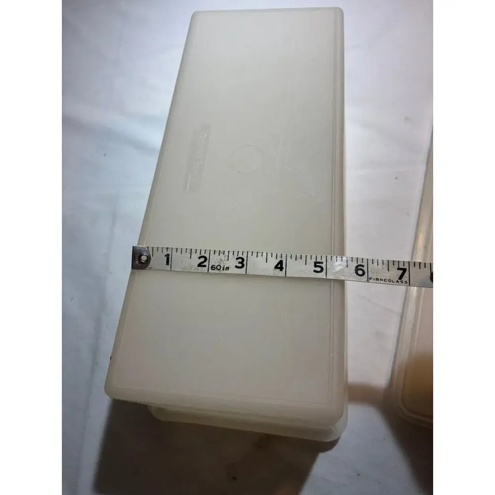 Vintage Tupperware Rectangular Storage Container with Lid